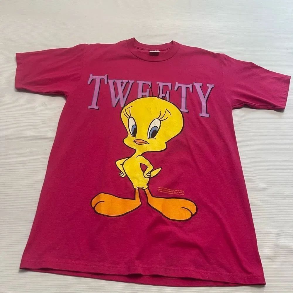 Velva Sheen Tweety Bird VTG 90s T-Shirt Size Medium